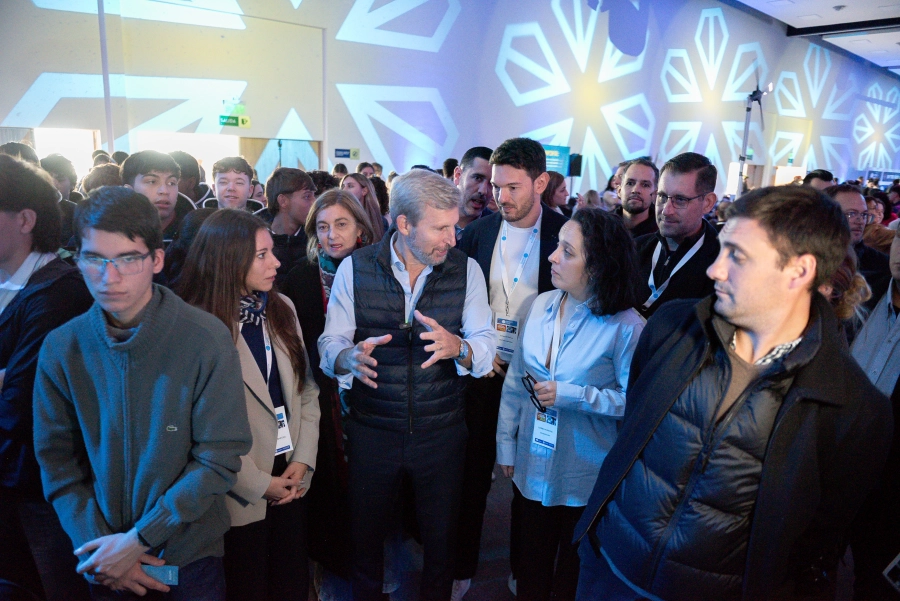 El gobernador Rogelio Frigerio en Campus Party (foto Gobierno de Entre R&iacute;os)