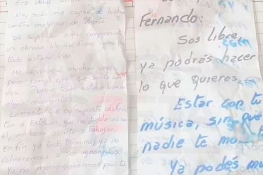 Mujer mat&oacute; a su hijo en Florencio Varela y dej&oacute; cartas. (TN)