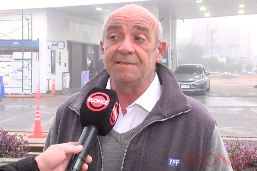 Julio Ascencio, responsable de la estaci&oacute;n YPF El Rutero