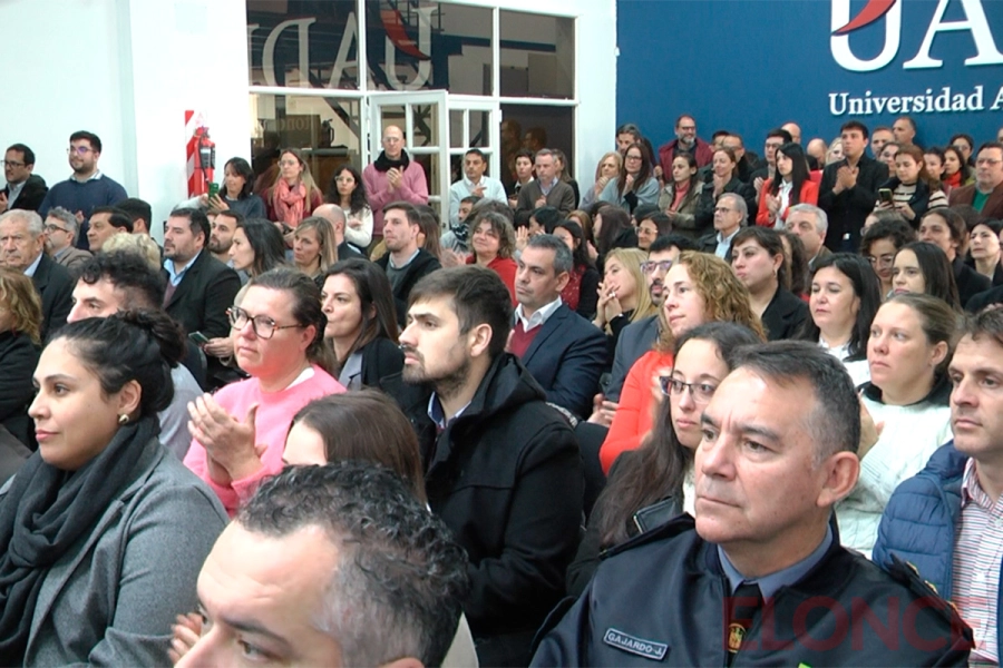 El acto de UADER por los 25 años de la universidad institucional (foto Elonce)