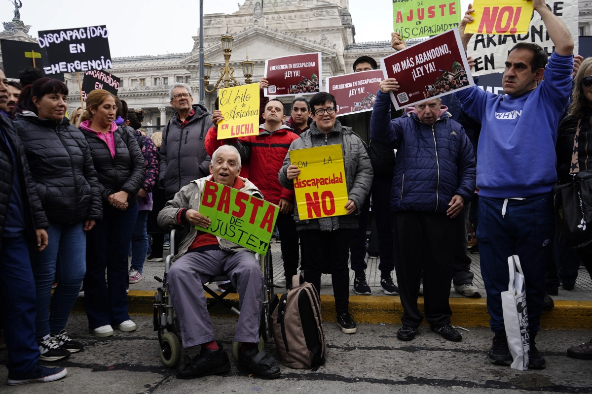 Marcha por la discapacidad.