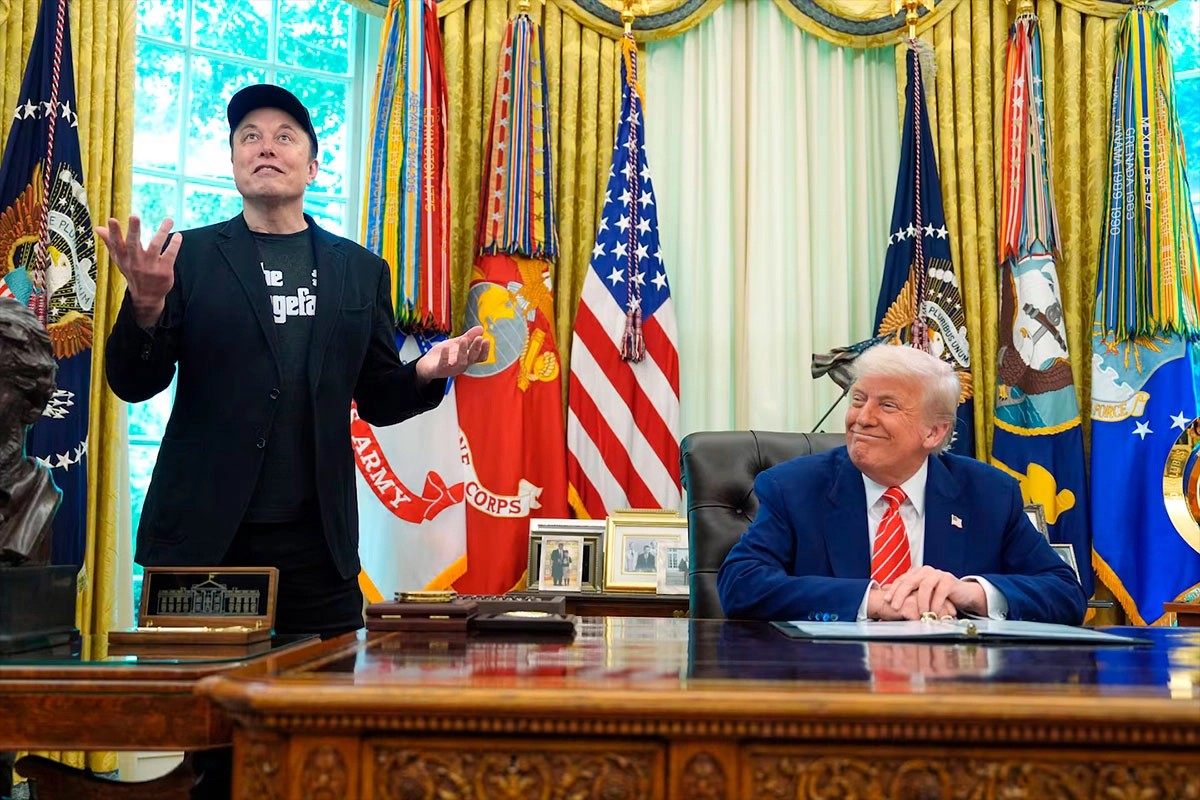 Cuando Musk formaba parte del Gobierno. Cuando Musk formaba parte del Gobierno.