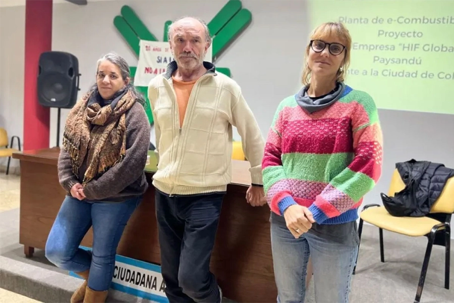 Ambientalistas de Col&oacute;n en Gualeguaych&uacute;. R2820