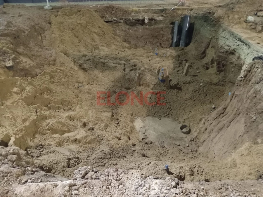 Postales del trabajo en calle Pellegrini. Foto: Elonce.