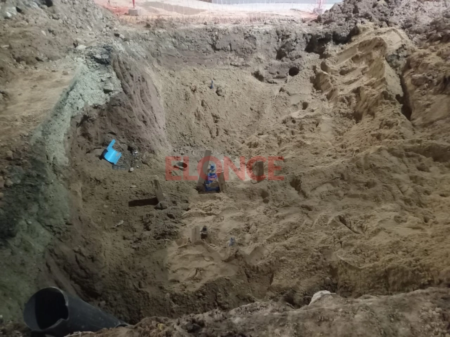 Postales del trabajo en calle Pellegrini. Foto: Elonce.