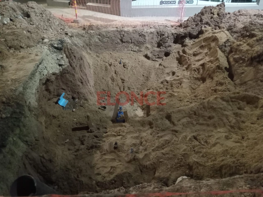 Postales del trabajo en calle Pellegrini. Foto: Elonce.