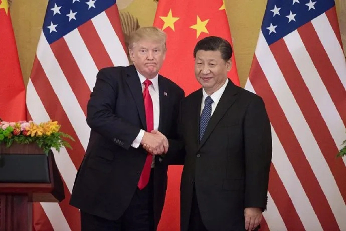 Donald Trump y Xi Jinping. Donald Trump y Xi Jinping.