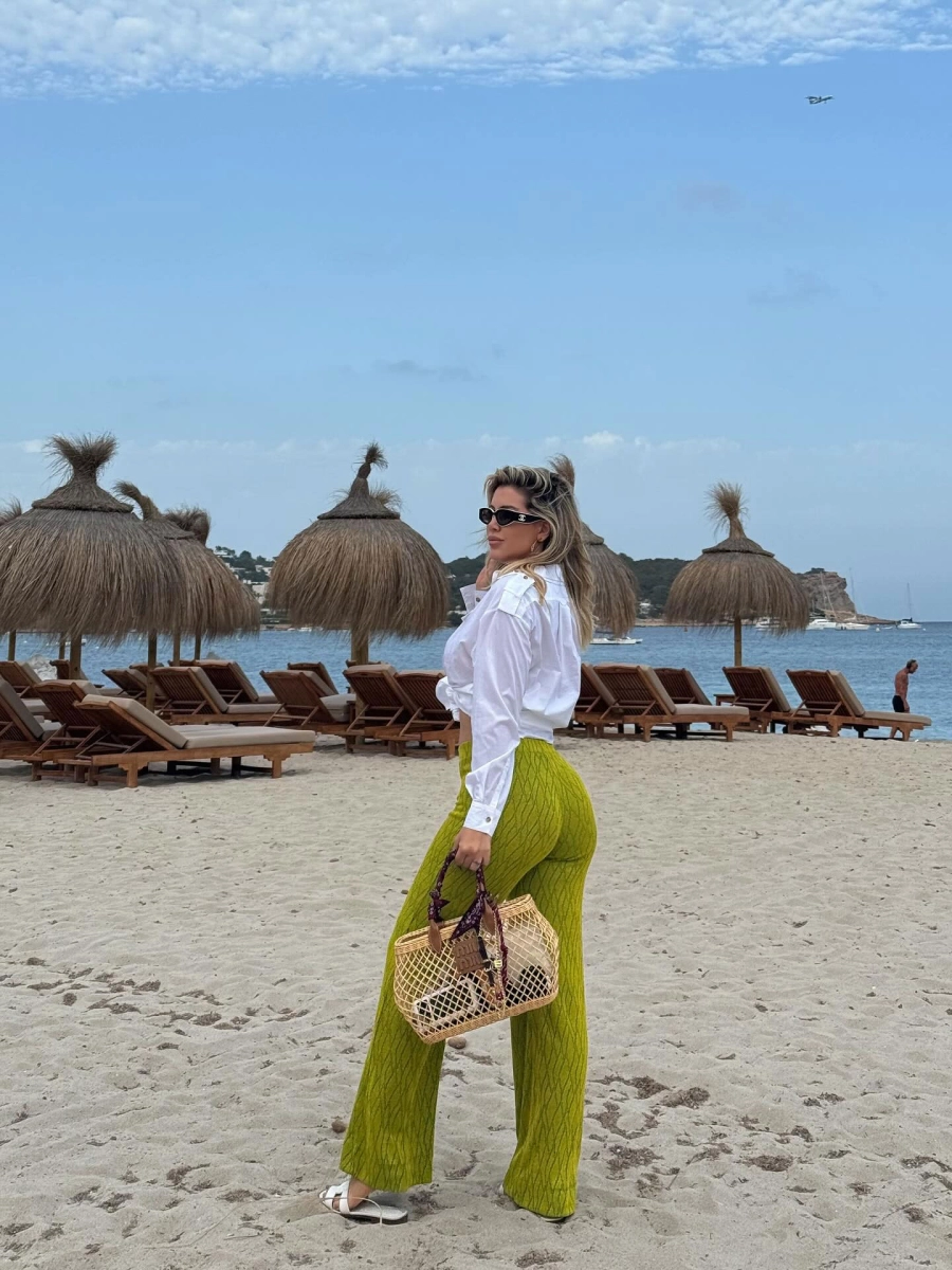 Wanda Nara en su “isla favorita”. Instagram