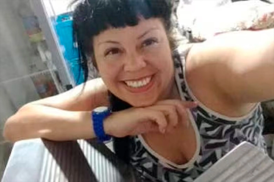 Natalia Taddei, hoy Natalia Romina Jiménez Rufino. (La Nación)