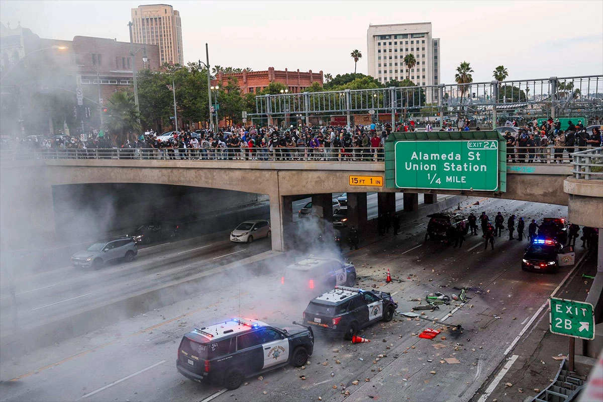 Protestas en Los Ángeles. Protestas en Los Ángeles.