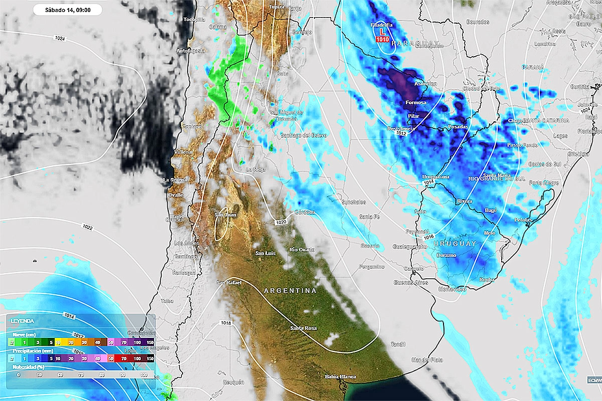 Ciclogénesis afectará el norte y este argentino Ciclogénesis afectará el norte y este argentino