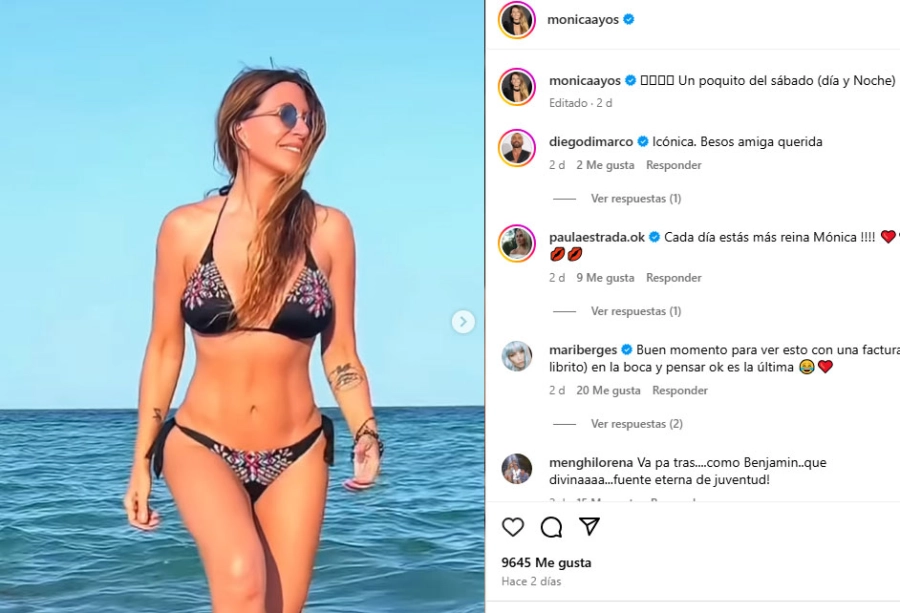 Mónica Ayos. Instagram