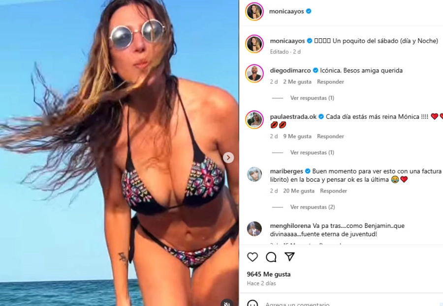 Mónica Ayos. Instagram