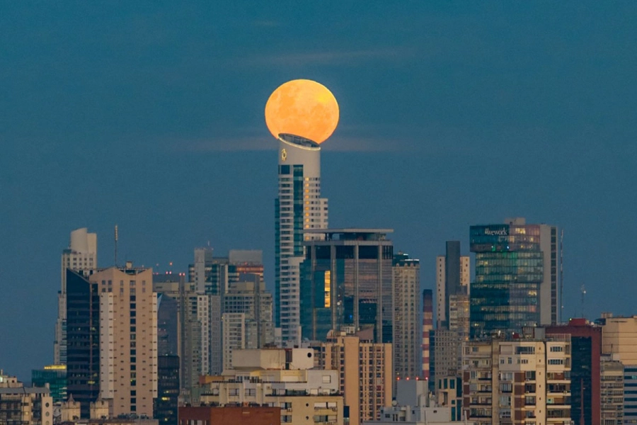 Desde Buenos Aires. Foto: @hernanruizok