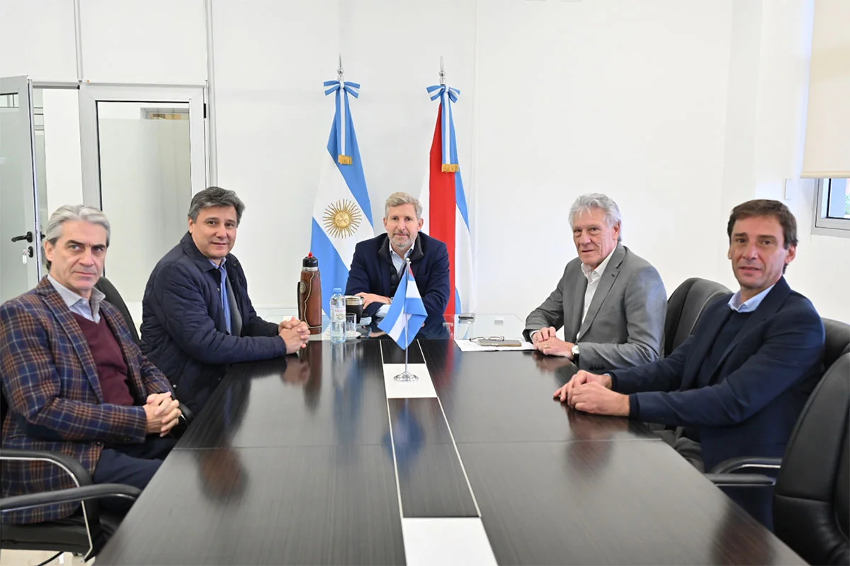 Frigerio con directivos del BID