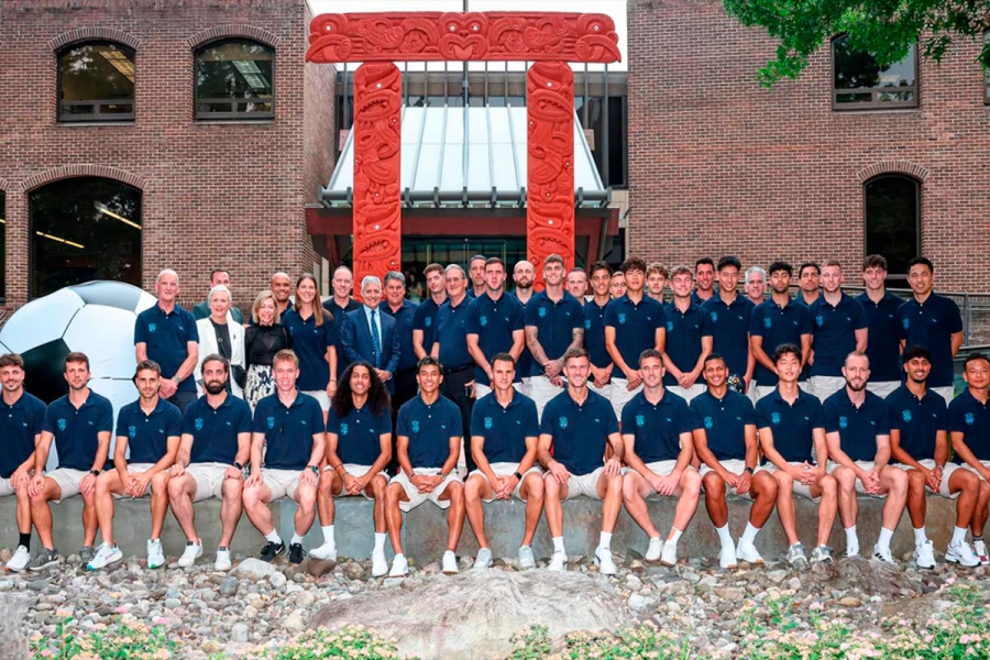 El plantel de Auckland City en Estados Unidos. (Foto: @AucklandCity_FC v&iacute;a X)