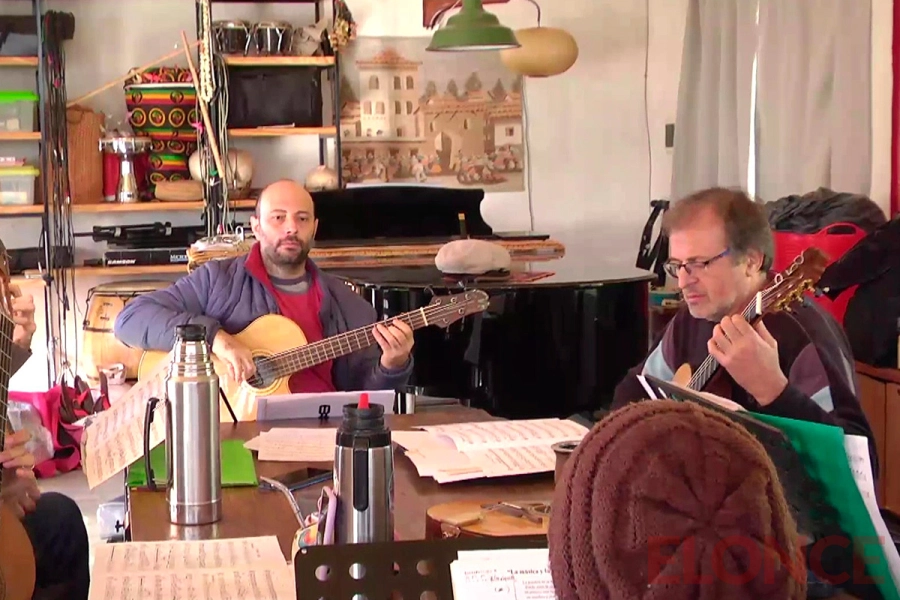 Negro Aguirre y su sexteto (foto Elonce)