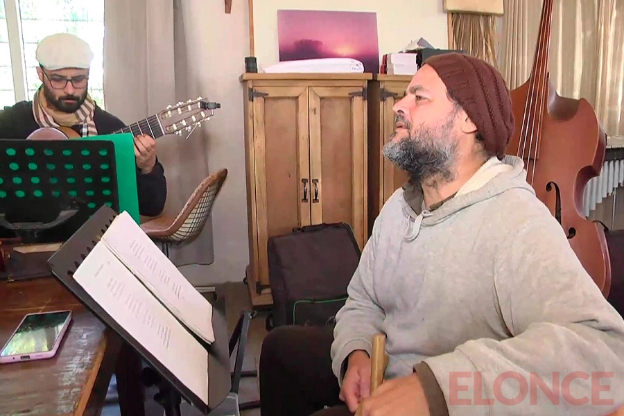 Negro Aguirre y su sexteto (foto Elonce)