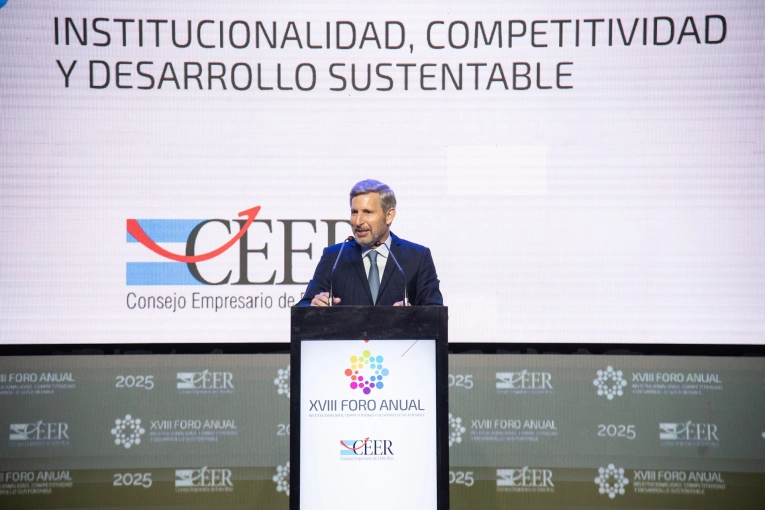 Frigerio ratificó su compromiso de aliviar cargas impositivas para el sector privado