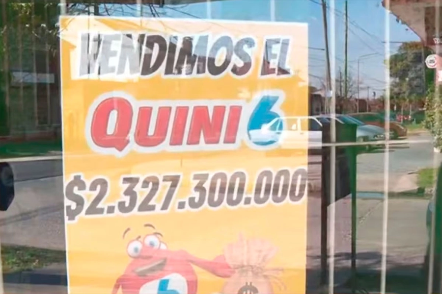 La agencia donde se vendi&oacute; el premio millonario del Quini 6.
