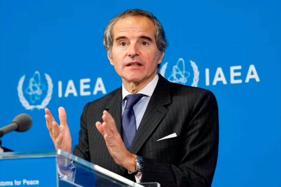 El director general del Organismo Internacional de Energ&iacute;a At&oacute;mica (OIEA), Rafael Grossi. (Reuters)