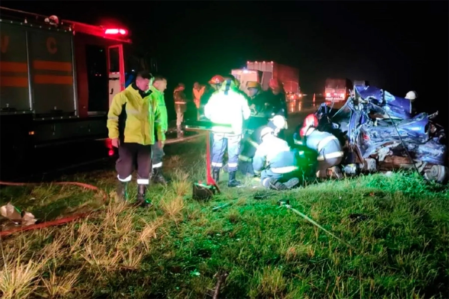 Grave accidente múltiple en Isla Talavera (foto Reporte 1007)