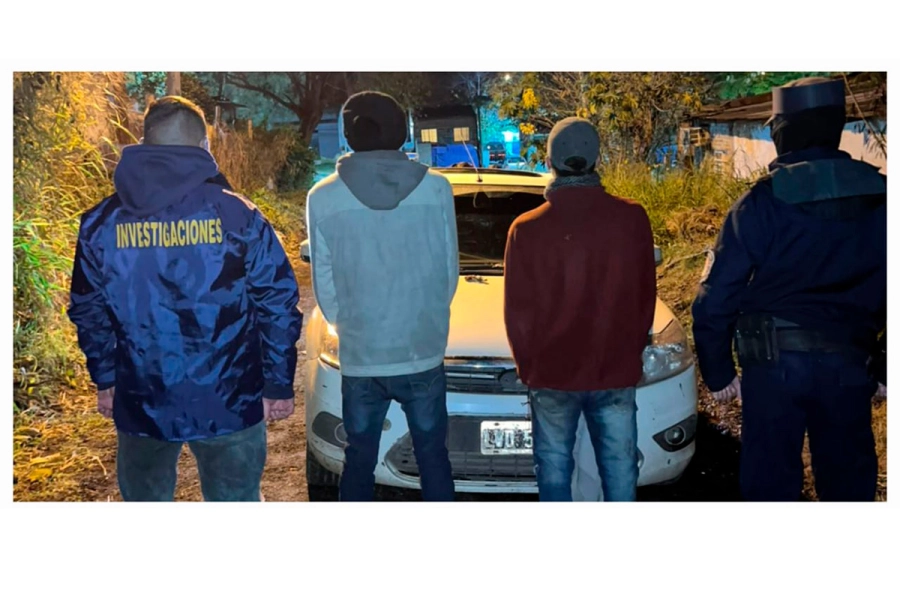 Detenidos en Paran&aacute; (foto Polic&iacute;a de Entre R&iacute;os)