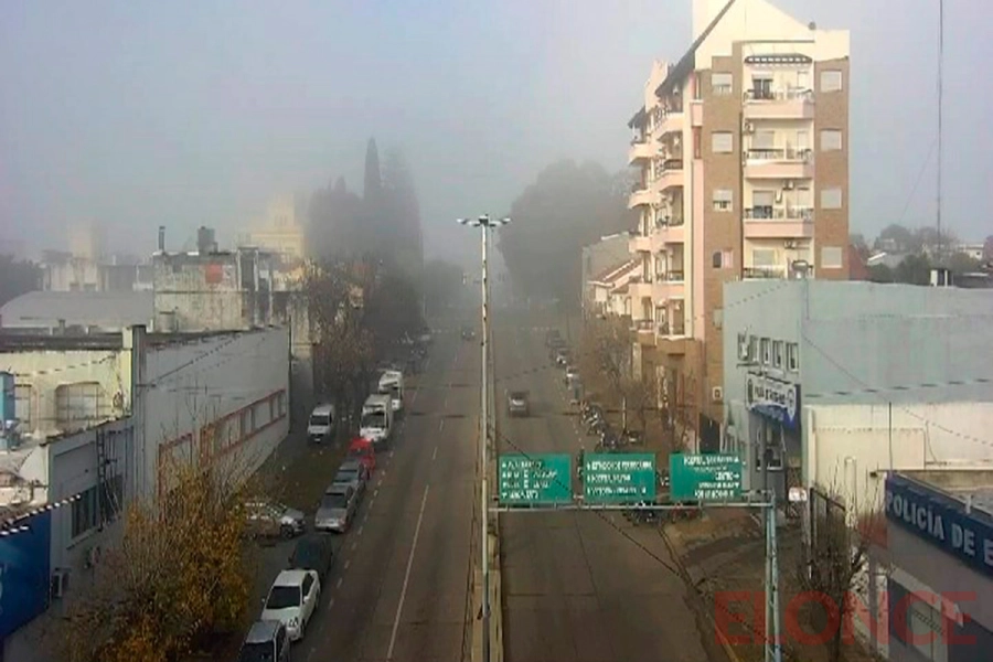 Paran&aacute; permanece con cielo parcialmente nublado y niebla (foto Elonce)