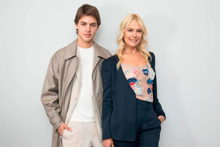 Benicio Gravier y su mamá Valeria Mazza