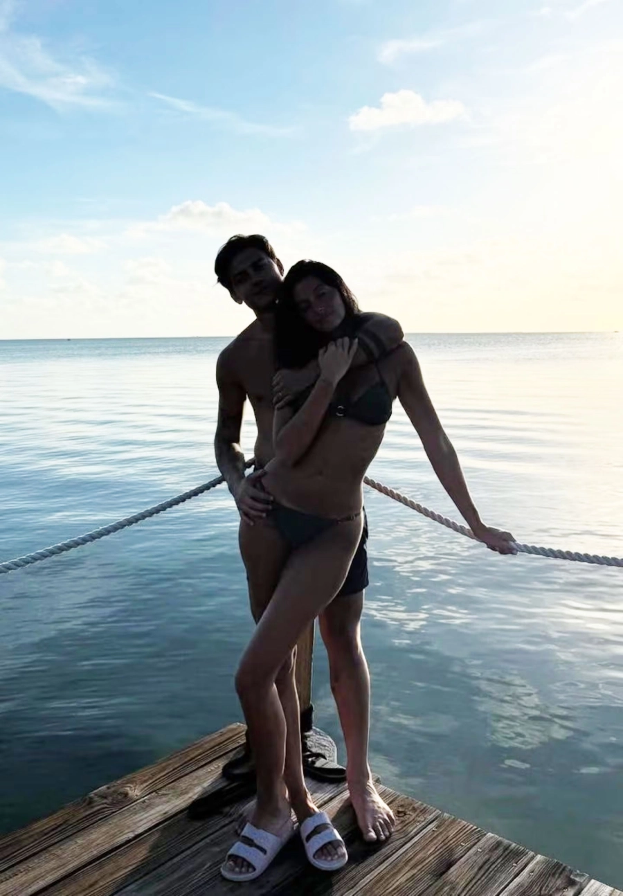 Oriana Sabatini con Paulo Dybala. Instagram