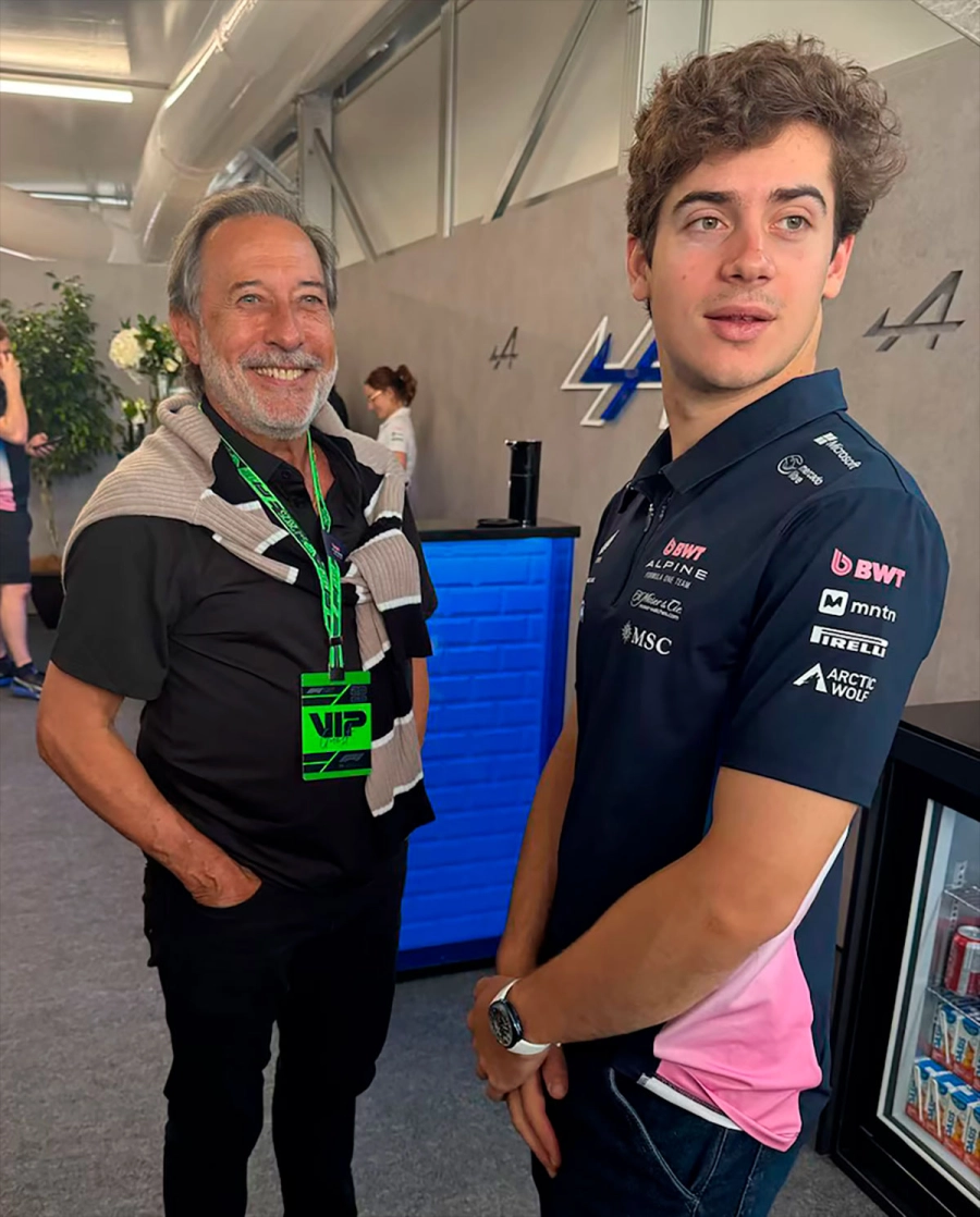 Colapinto y Francella. (X)