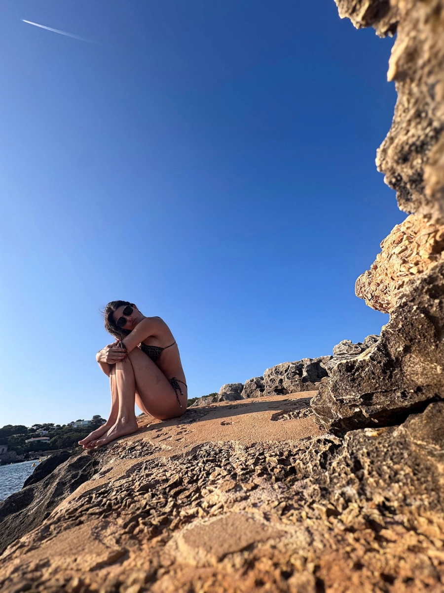 Sofía Jujuy Jiménez publicó un carrusel de fotos en bikini desde las Islas Baleares. Instagram