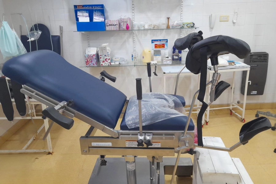 Nuevo sill&oacute;n hidr&aacute;ulico en la Maternidad del hospital de Victoria (Gobierno de Entre R&iacute;os)