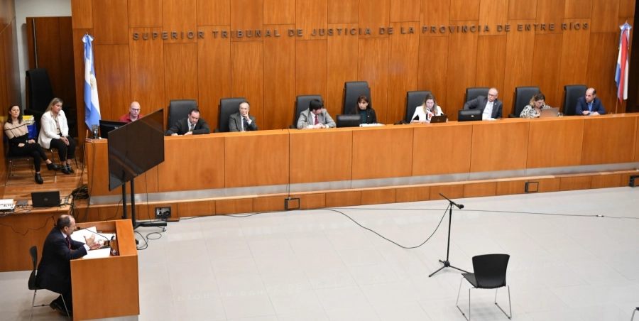 Destituyeron a la jueza Josefina Etienot por violencia laboral en un juzgado de Diamante (foto SIC-STJER)
