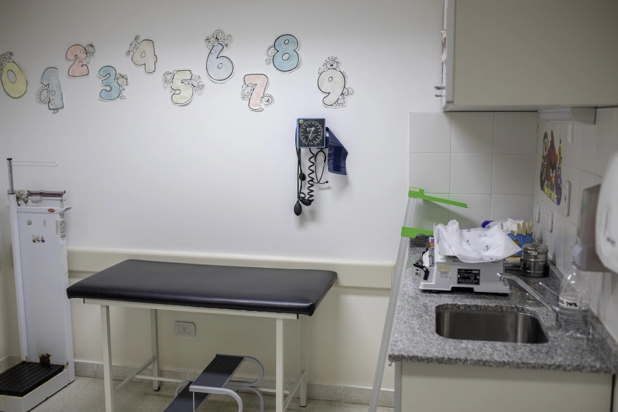 Posta respiratoria pedi&aacute;trica en hospital de la Baxada en Paran&aacute; (foto Gobierno de Entre R&iacute;os)