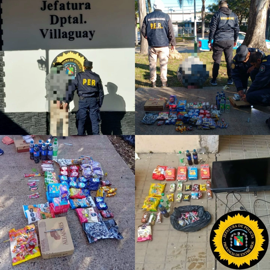 Detuvieron a un joven por robo en una escuela de Villaguay (foto Policía de Entre R&iacute;os)