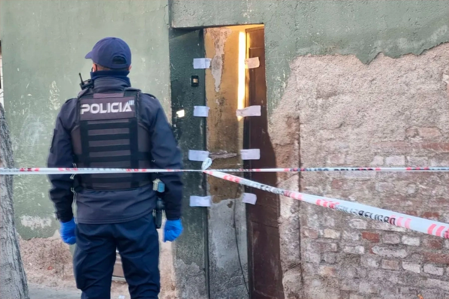 El lugar del crimen.