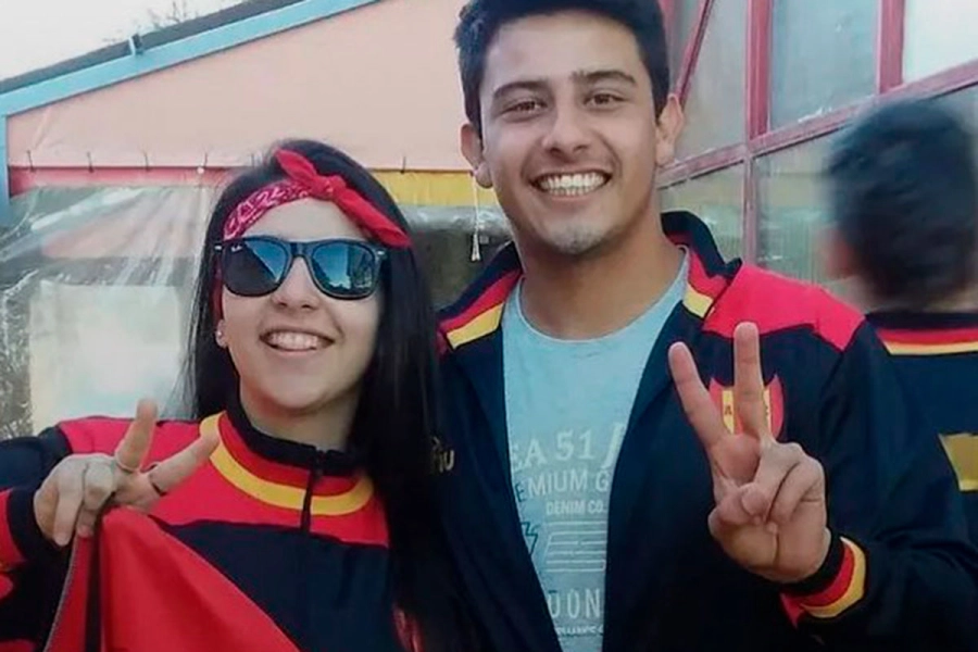 Mat&iacute;as G&oacute;mez Barreto y su hermana
