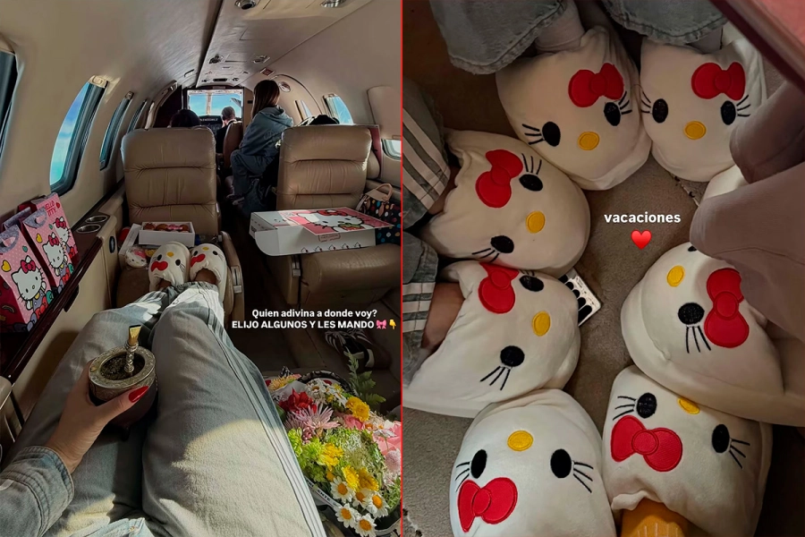 La medi&aacute;tica comparti&oacute; el detr&aacute;s de escena de su viaje (Instagram)