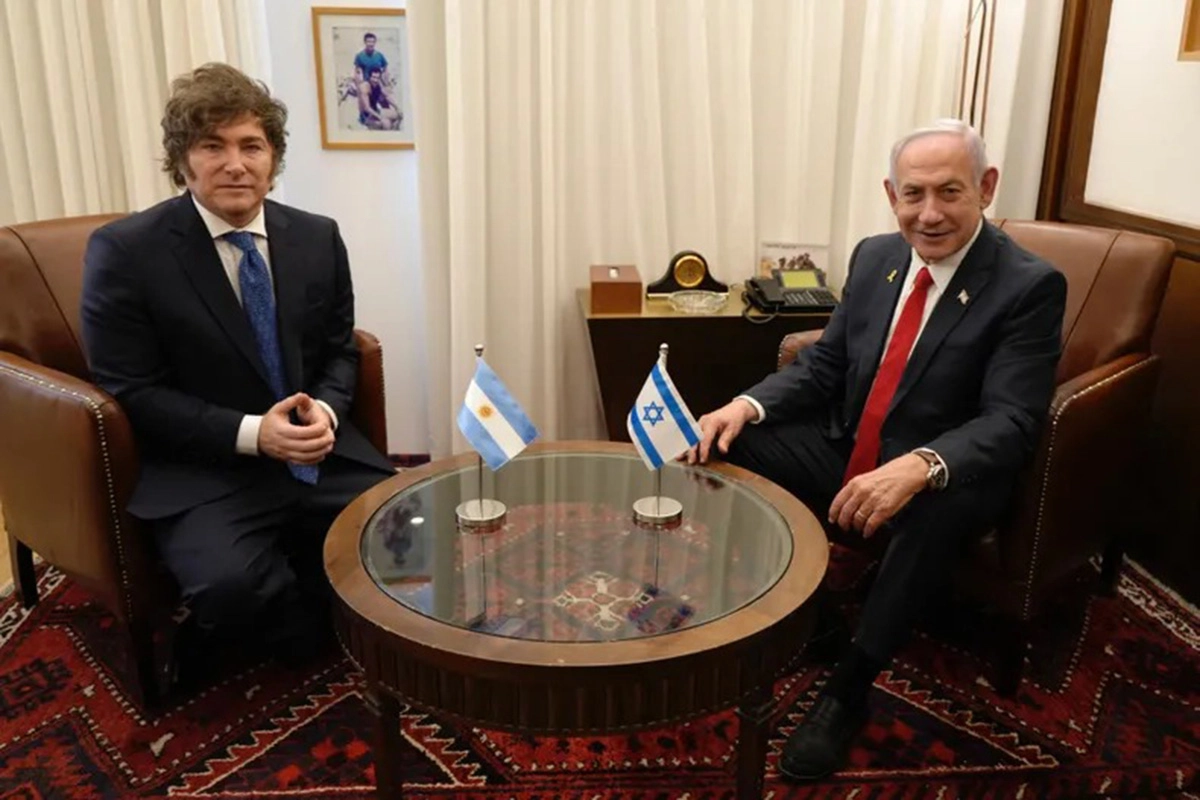 Benjamin Netanyahu y Javier Milei.