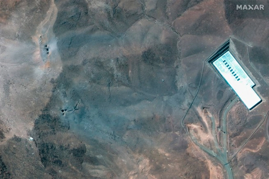 La central nuclear de Fordow. Maxar