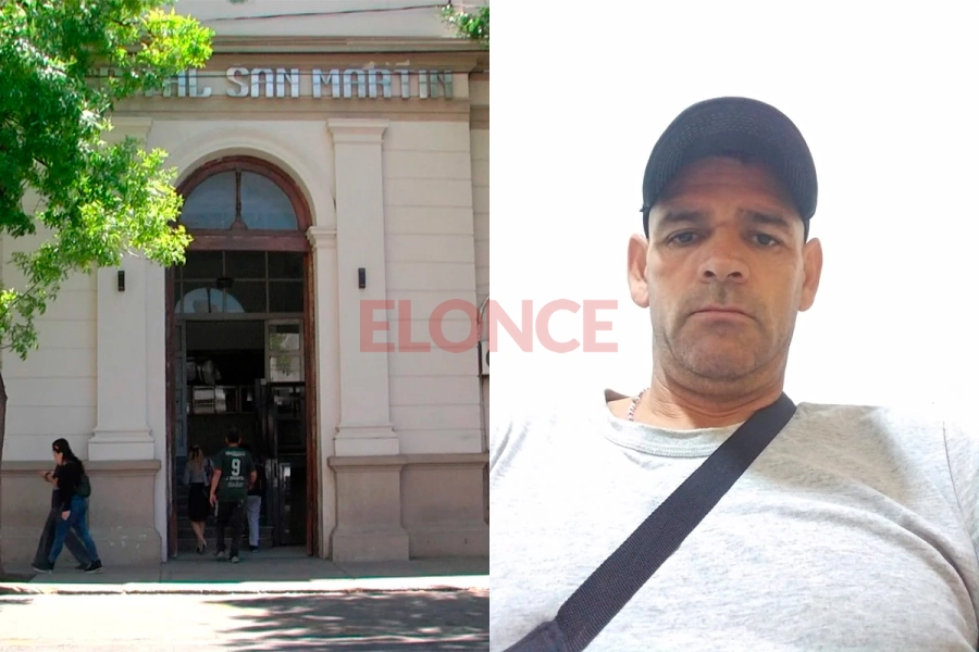 Paulino Alberto Ramos permanece internado en el hospital San Martín de Paraná (foto Elonce)