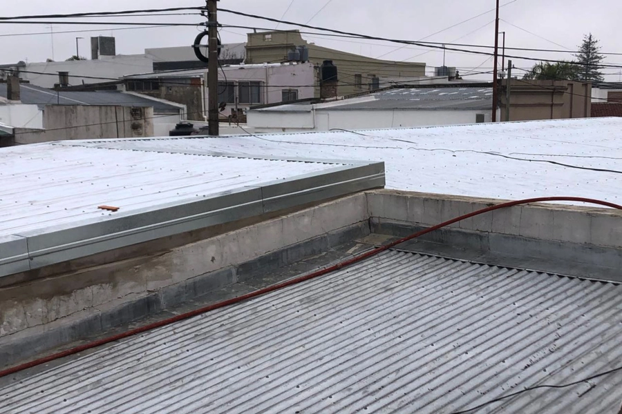 Concluyeron los trabajos de recambio de techos en el hospital San Jos&eacute; de Diamante (foto Gobierno de Entre R&iacute;os)