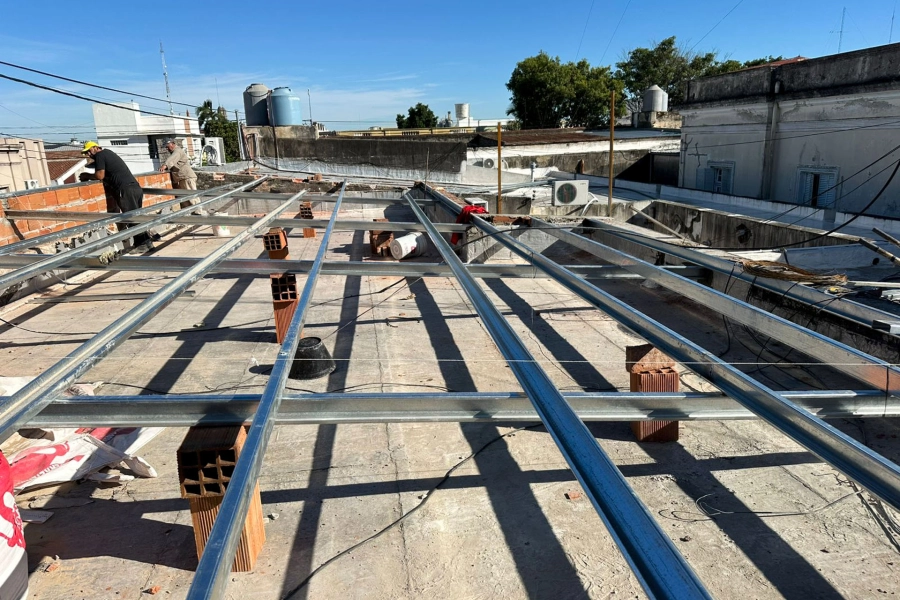 Concluyeron los trabajos de recambio de techos en el hospital San Jos&eacute; de Diamante (foto Gobierno de Entre R&iacute;os)