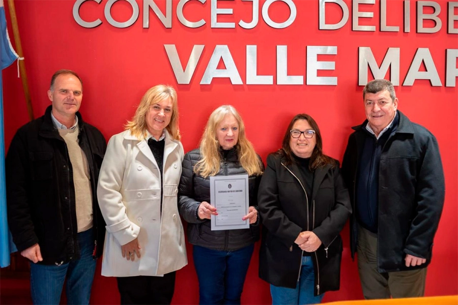 Firma de escrituras en Valle Mar&iacute;a. Gobierno de Entre R&iacute;os