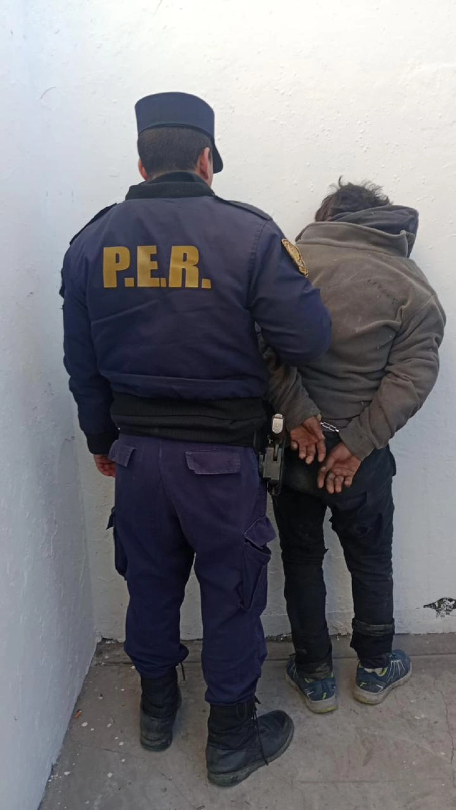Detenido en Paran&aacute; (foto Policía de Entre R&iacute;os)
