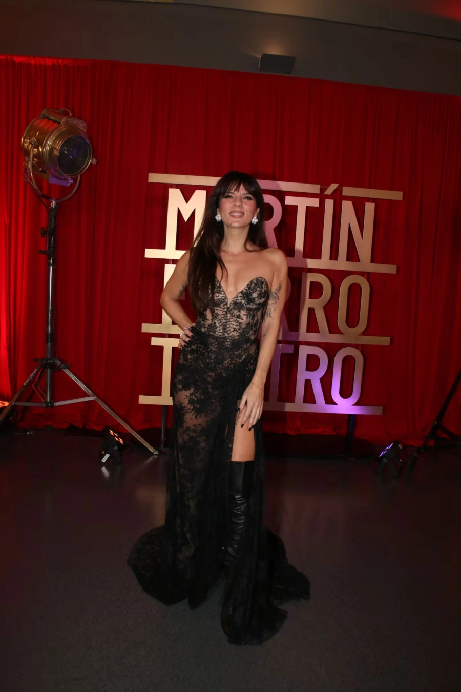 Gimena Accardi en los Mart&iacute;n Fierro del Teatro. Instagram