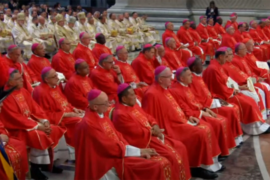 El Papa impuso el palio al nuevo arzobispo de Paraná durante una misa en Roma