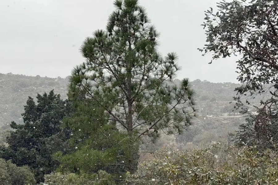 Villa Carlos Paz, bajo nieve.