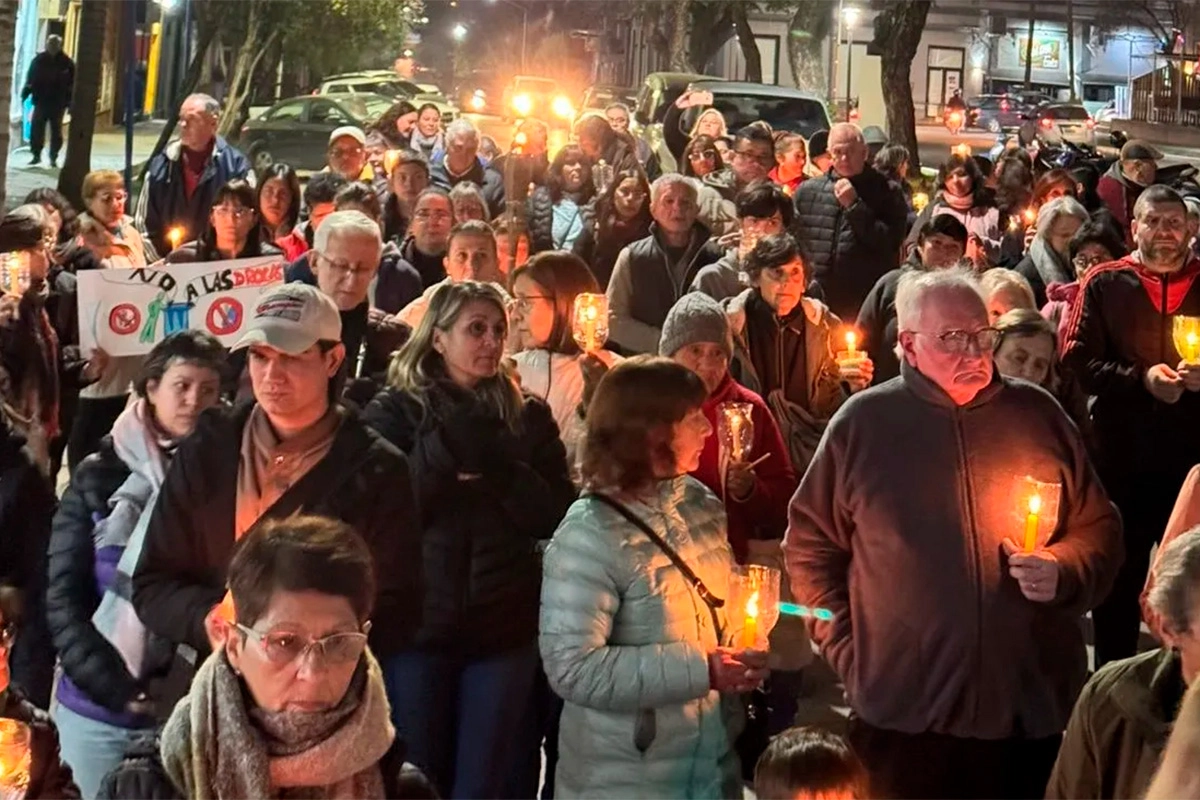 Marcha de antorchas en San José Marcha de antorchas en San José